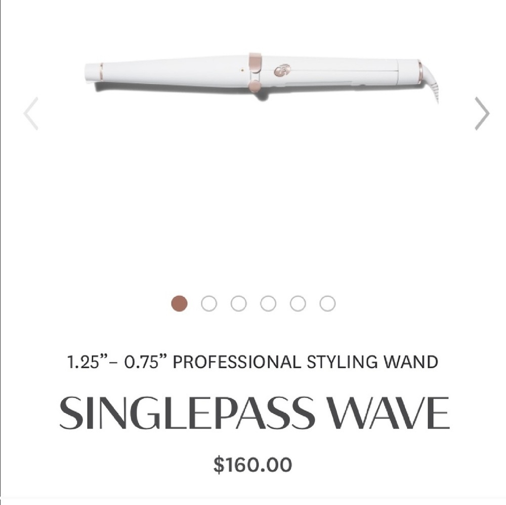 T3 Single Pass Wave curling wand